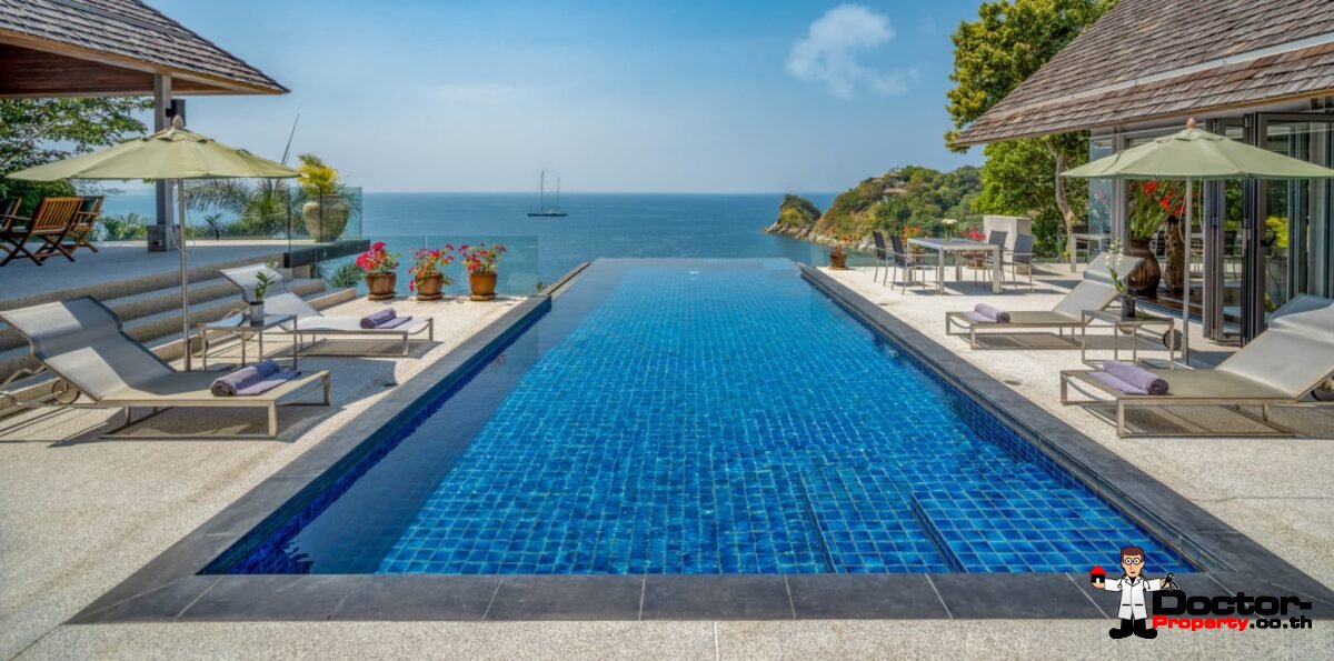 Breathtaking Ocean Front 5 Bedroom Villa - Samsara - Kamala Beach – Phuket West – for sale