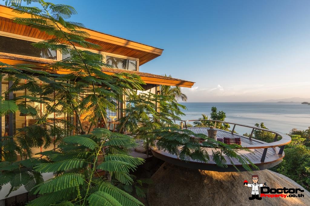 Fantastic 3 Bedroom Sea View Villa - Laem Set - Koh Samui - for sale
