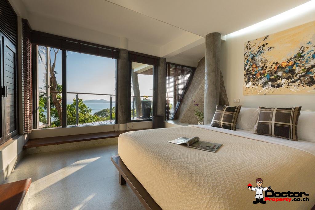 Fantastic 3 Bedroom Sea View Villa - Laem Set - Koh Samui - for sale
