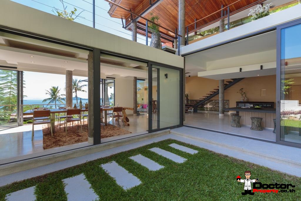 Fantastic 3 Bedroom Sea View Villa - Laem Set - Koh Samui - for sale