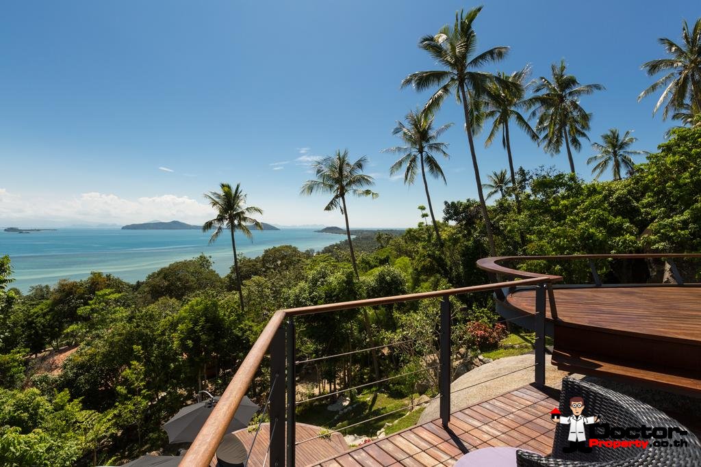 Fantastic 3 Bedroom Sea View Villa - Laem Set - Koh Samui - for sale