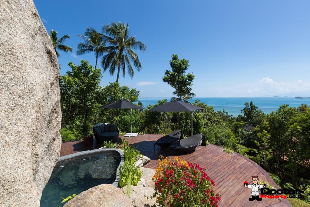 Fantastic 3 Bedroom Sea View Villa - Laem Set - Koh Samui - for sale
