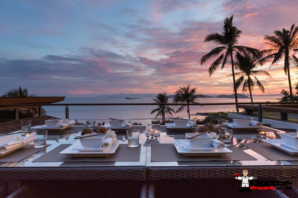 Fantastic 3 Bedroom Sea View Villa - Laem Set - Koh Samui - for sale