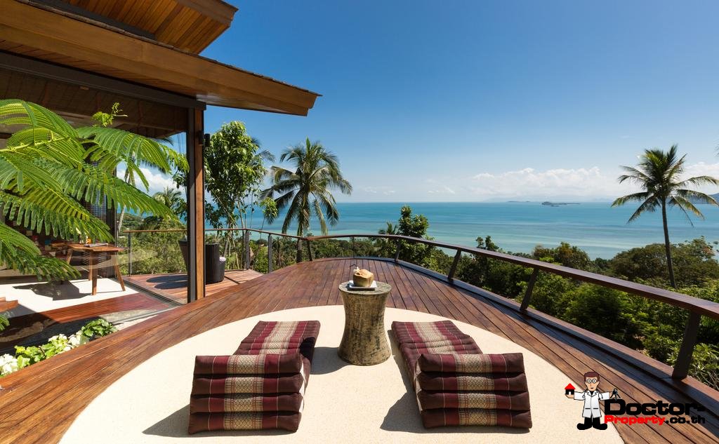 Fantastic 3 Bedroom Sea View Villa - Laem Set - Koh Samui - for sale