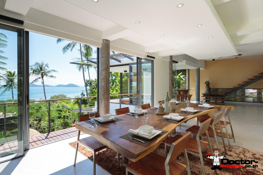 Fantastic 3 Bedroom Sea View Villa - Laem Set - Koh Samui - for sale
