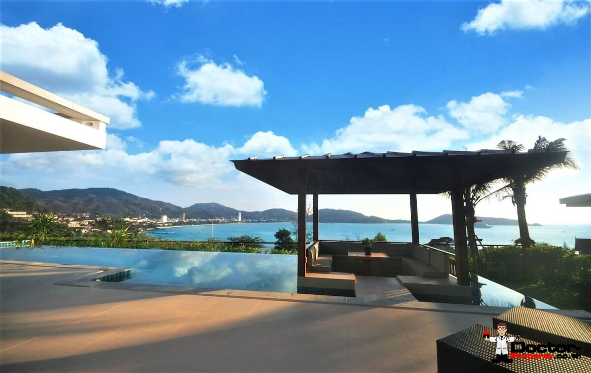 Fantastic 6 Bedroom Villa - Panoramic Sea View - Kalim Beach - Phuket West - for sale