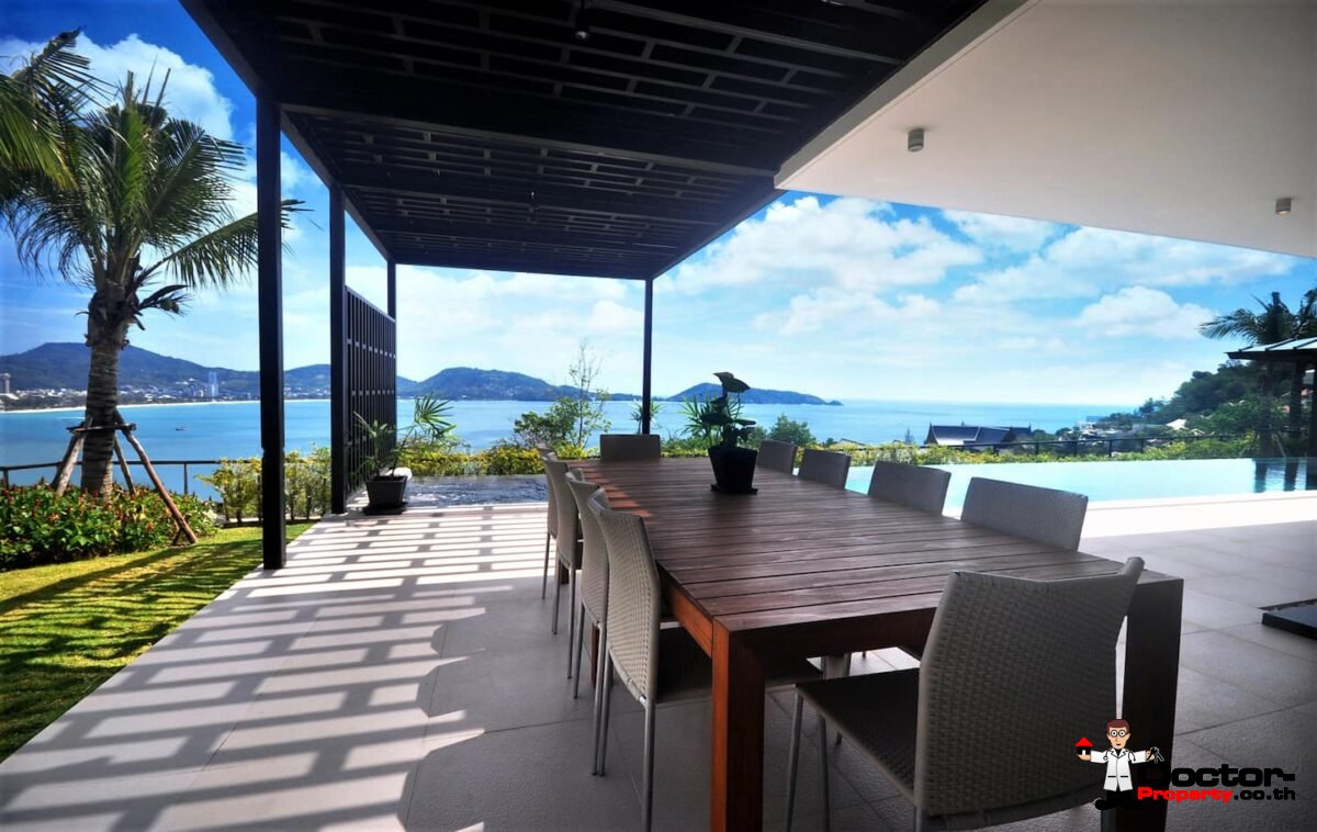 Fantastic 6 Bedroom Villa - Panoramic Sea View - Kalim Beach - Phuket West - for sale