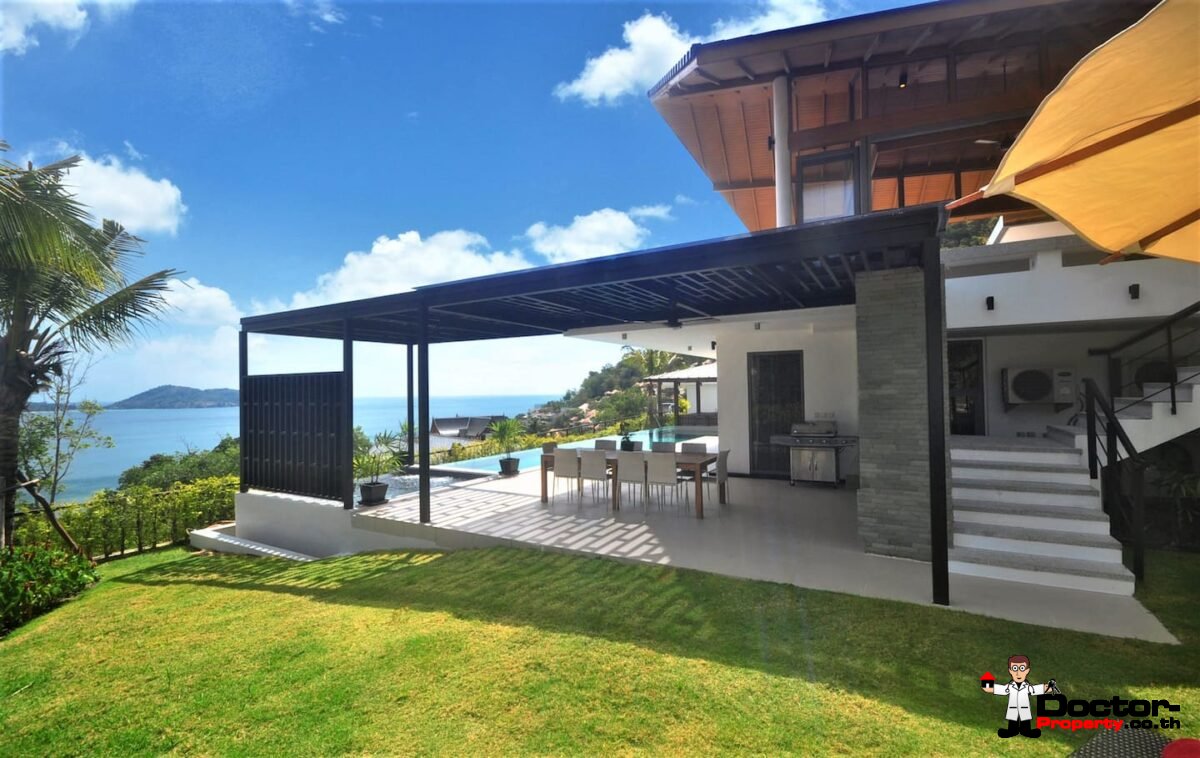 Fantastic 6 Bedroom Villa - Panoramic Sea View - Kalim Beach - Phuket West - for sale