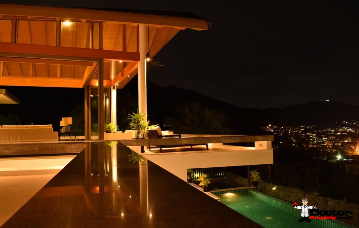 Fantastic 6 Bedroom Villa - Panoramic Sea View - Kalim Beach - Phuket West - for sale