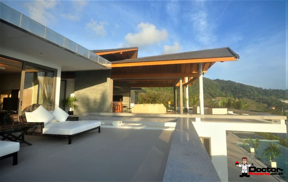 Fantastic 6 Bedroom Villa - Panoramic Sea View - Kalim Beach - Phuket West - for sale