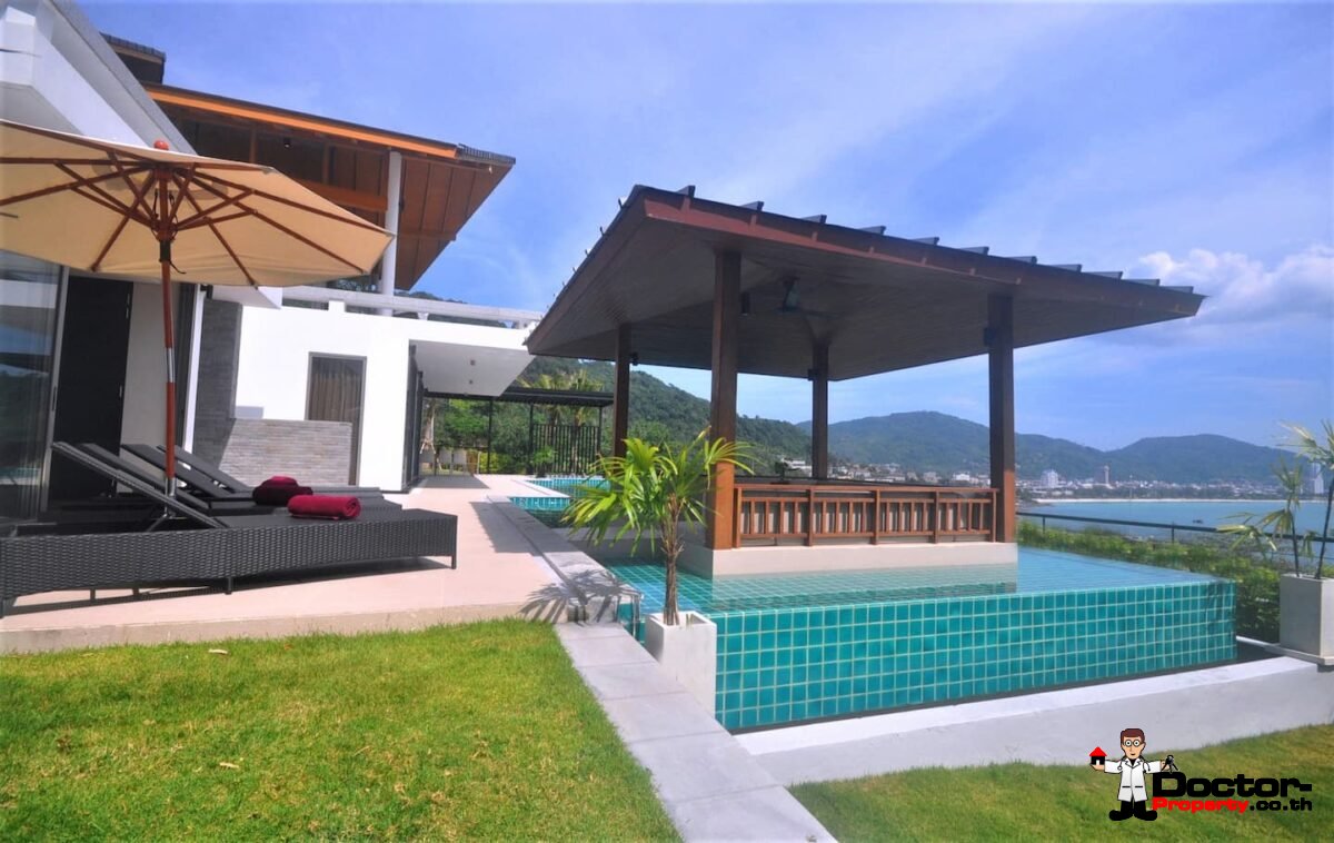 Fantastic 6 Bedroom Villa - Panoramic Sea View - Kalim Beach - Phuket West - for sale