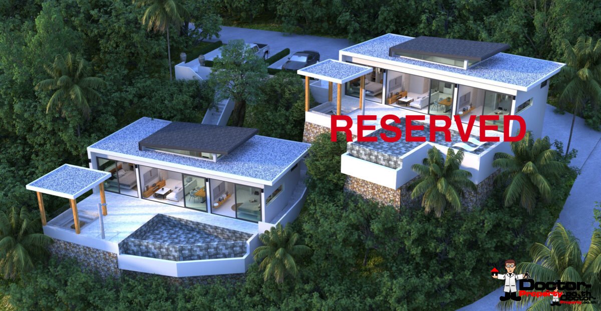 New Furnished Sea View Villas in Mae Nam Hills, Koh Samui – For Sale