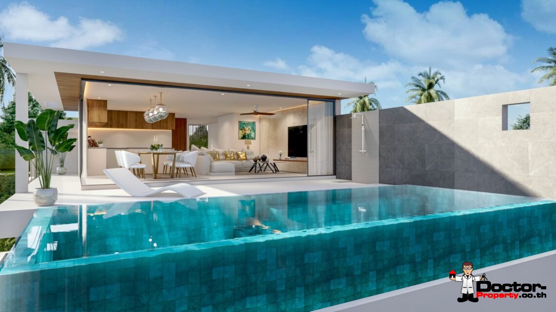 3 Bed Sea View Villa – Near Fisherman’s Village, Koh Samui – For Sale