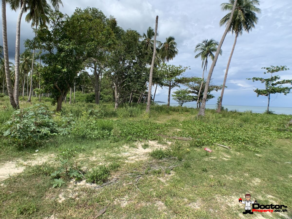Great Beachfront Land in Hua Thanon, Koh Samui - For Sale