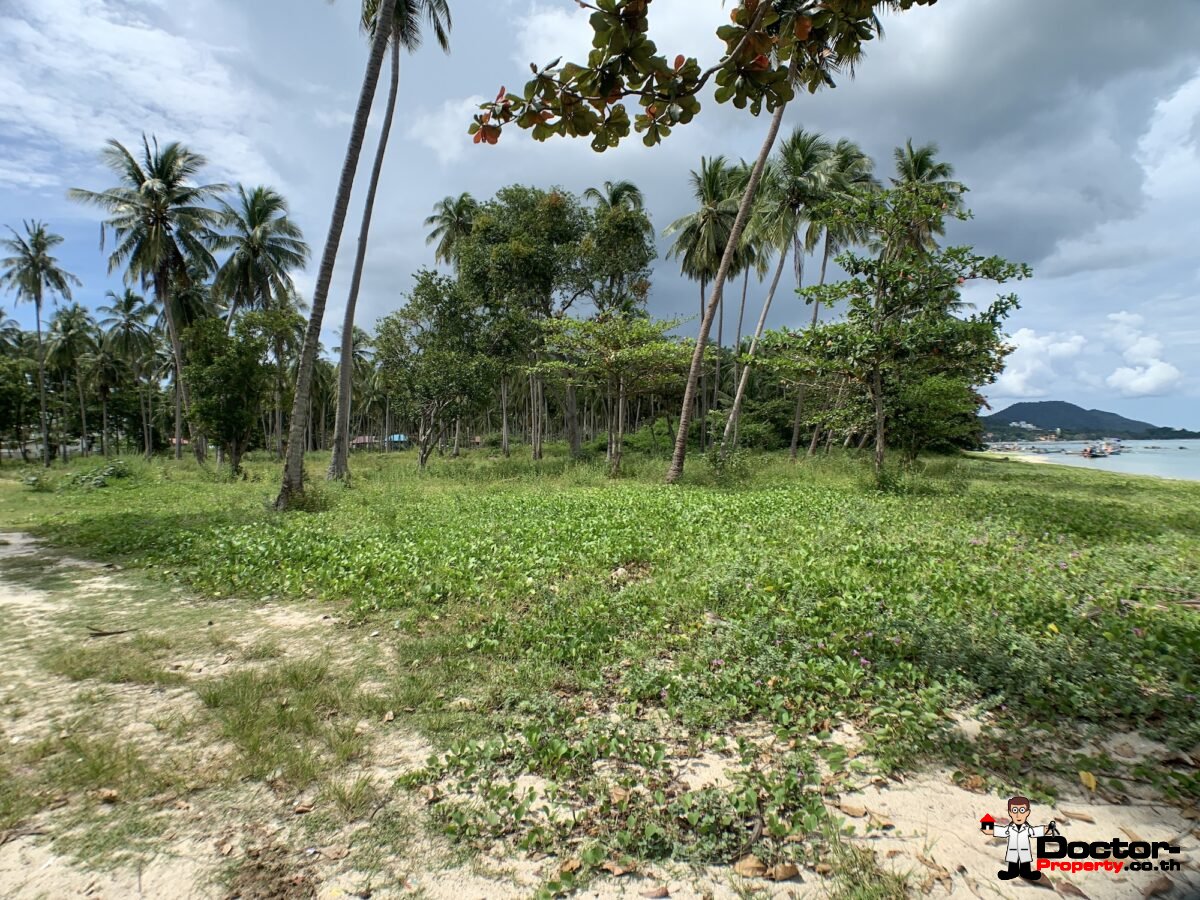 Great Beachfront Land in Hua Thanon, Koh Samui - For Sale