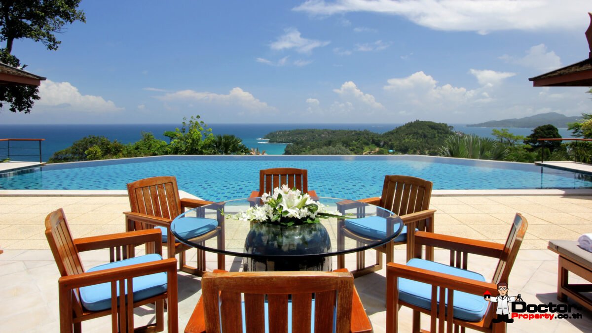 Luxury 6 Bedroom Sea View Villa - Rak Tawan - Surin Beach - Phuket West - for sale