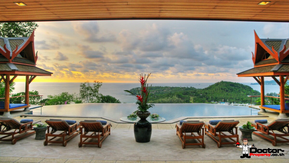 Luxury 6 Bedroom Sea View Villa - Rak Tawan - Surin Beach - Phuket West - for sale