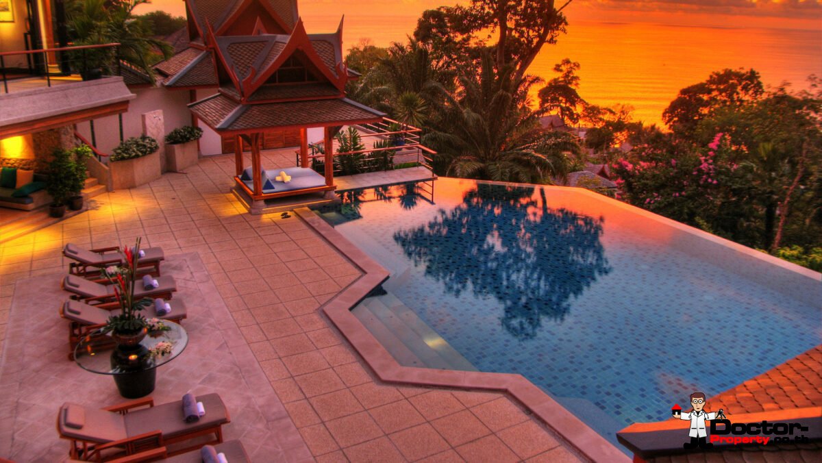 Luxury 6 Bedroom Sea View Villa - Rak Tawan - Surin Beach - Phuket West - for sale