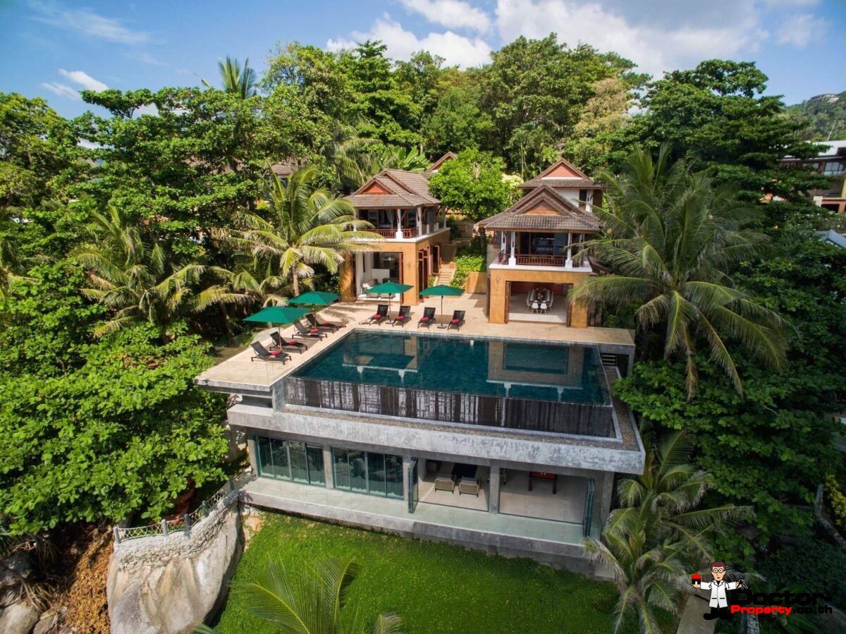 Luxury 8 Bedroom Oceanfront Villa - Kata Beach - Phuket South - for sale