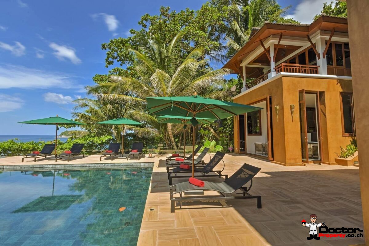 Luxury 8 Bedroom Oceanfront Villa - Kata Beach - Phuket South - for sale