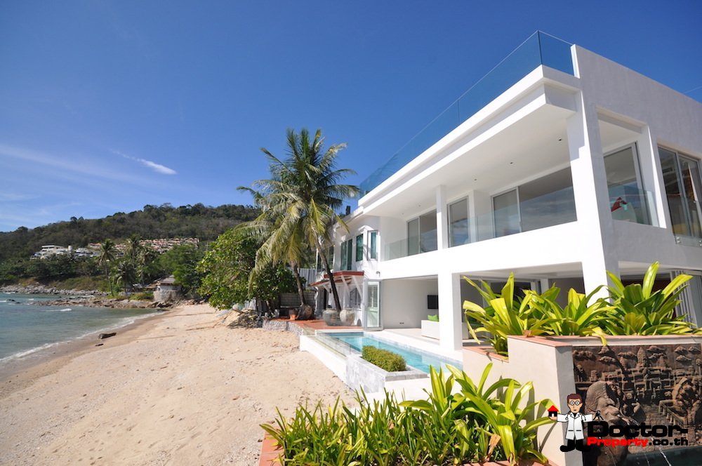 Modern 3 Bedroom Beachfront House – Kalim Beach – Phuket West – for sale