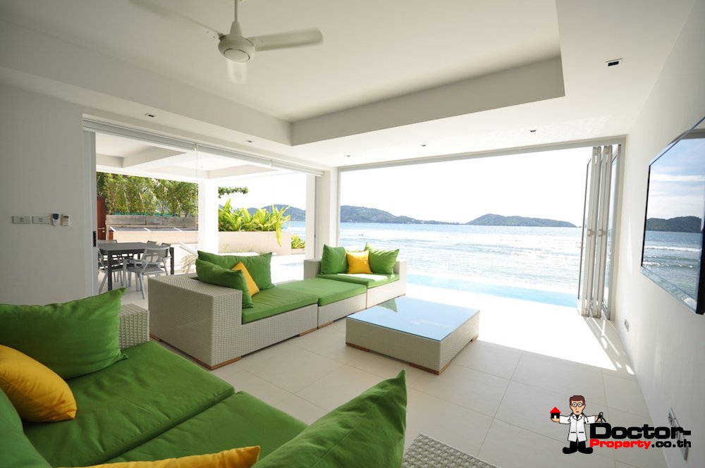 Modern 3 Bedroom Beachfront House – Kalim Beach – Phuket West – for sale