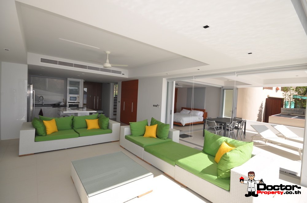 Modern 3 Bedroom Beachfront House – Kalim Beach – Phuket West – for sale