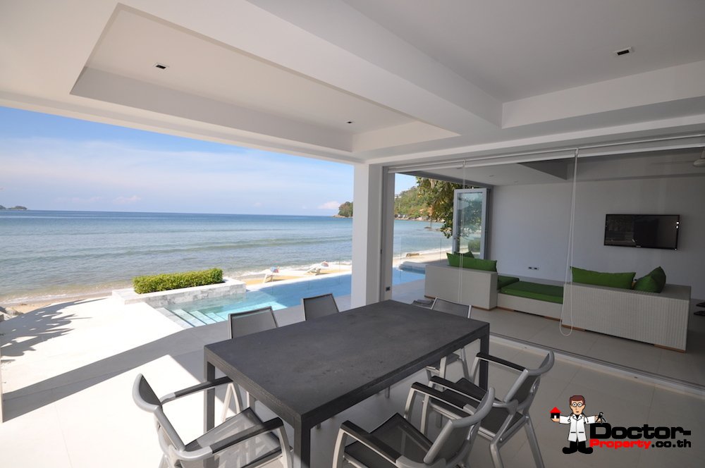 Modern 3 Bedroom Beachfront House – Kalim Beach – Phuket West – for sale