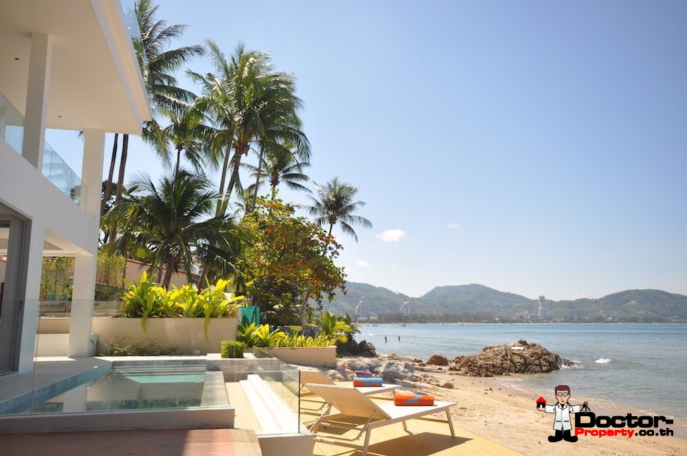 Modern 3 Bedroom Beachfront House – Kalim Beach – Phuket West – for sale