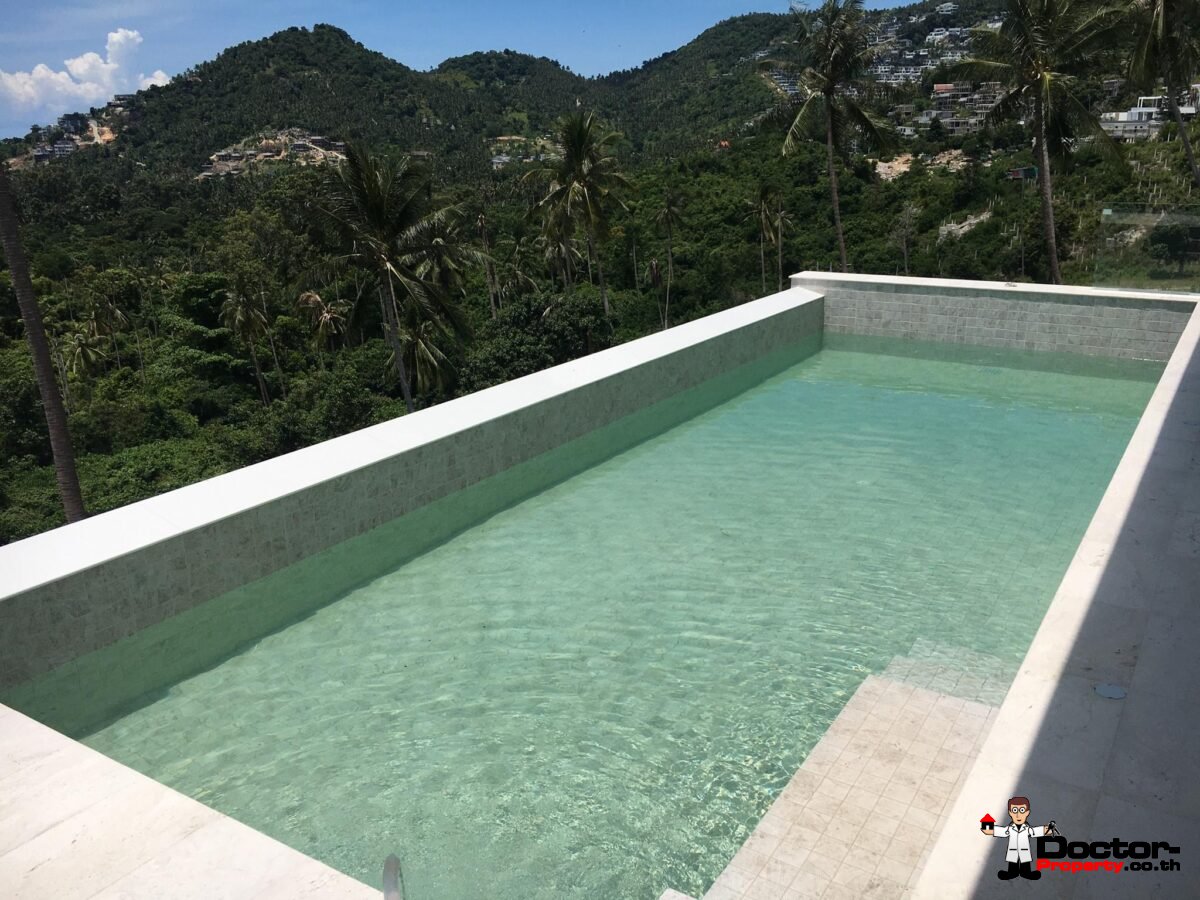 New 4 Bedroom Ocean View Pool Villa - Chaweng Noi - Koh Samui - for sale