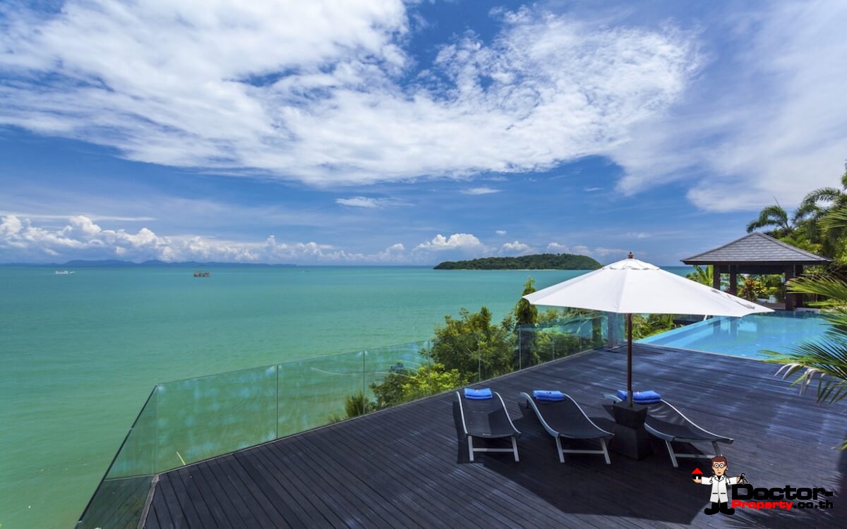Sea View 6 Bedroom Villa Hollywood - Cape Panwa - Phuket South - for sale