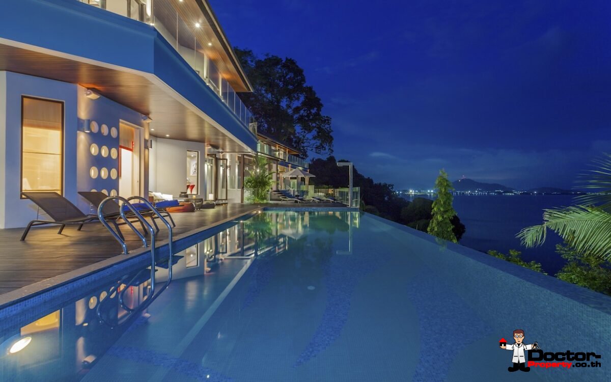 Sea View 6 Bedroom Villa Hollywood - Cape Panwa - Phuket South - for sale