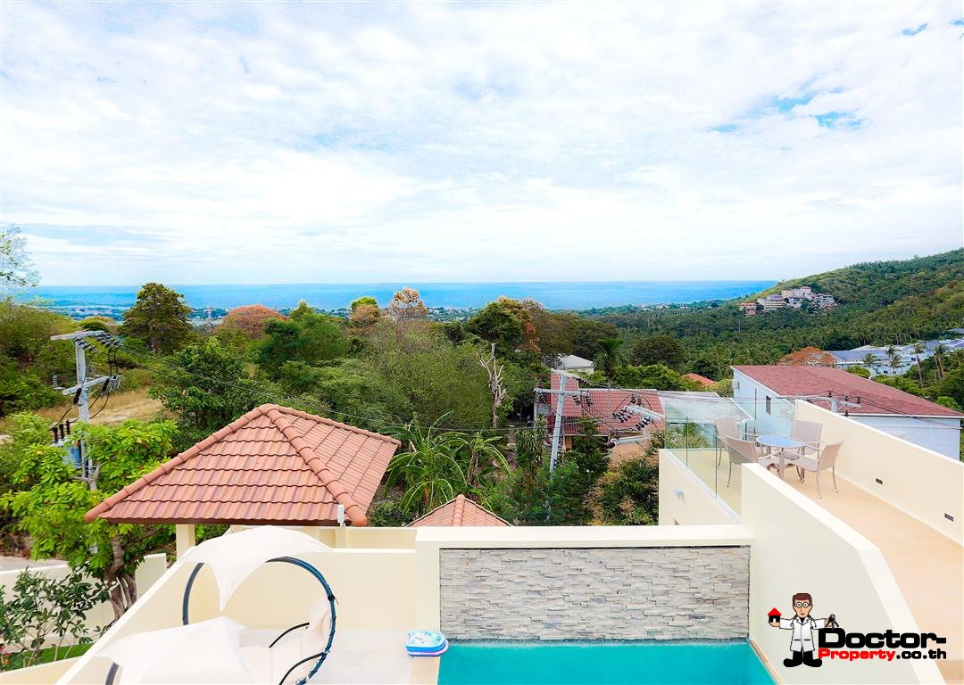 4 Bedroom Sea View Pool Villa - Chaweng - Koh Samui - for sale