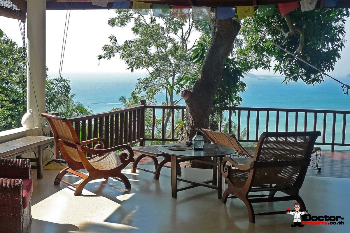 4 Bedroom Sea View Pool Villa – Laem Set - Koh Samui – For Sale