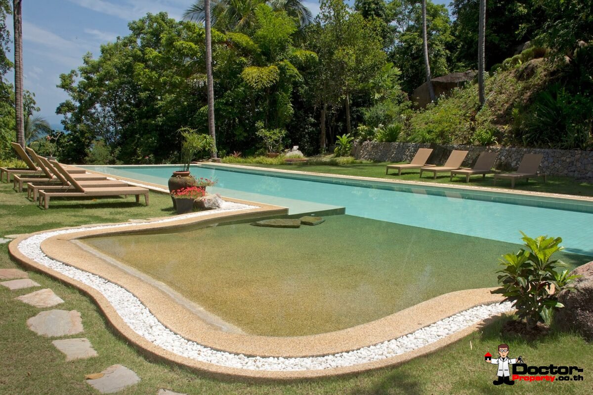 4 Bedroom Sea View Pool Villa – Laem Set - Koh Samui – For Sale