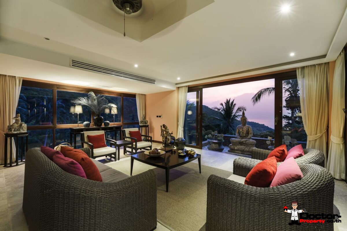 4 Bedroom Sea View Villa - Bang Por - Koh Samui - for sale