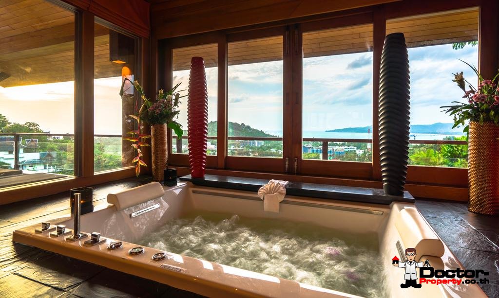 4 Bedroom Sea View Villa Malisa - Baan Thai Surin Hill - Surin Beach - Phuket West - for sale