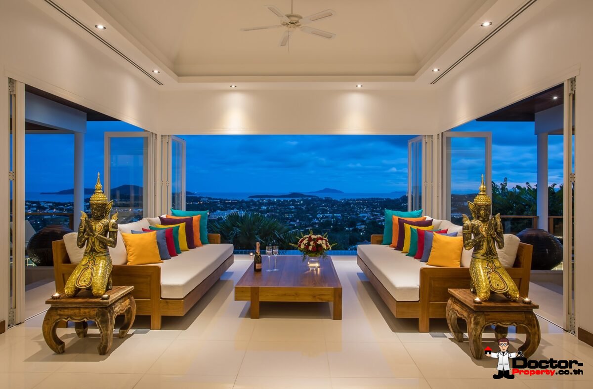 7 Bedroom Sea View Villa - Wiman by Baan Sawan - Rawai Beach - Phuket South - for sale