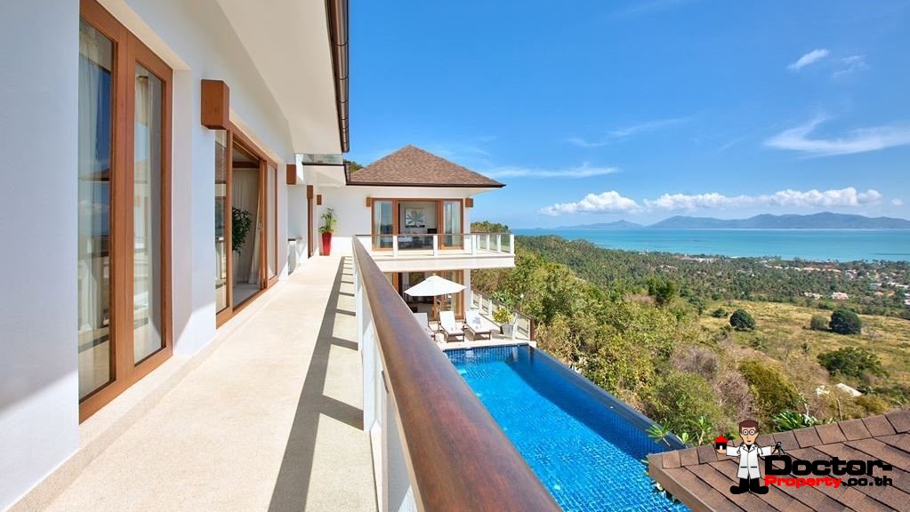 Fantastic 4 Bedroom Sea View Villa - Bophut - Koh Samui - for sale