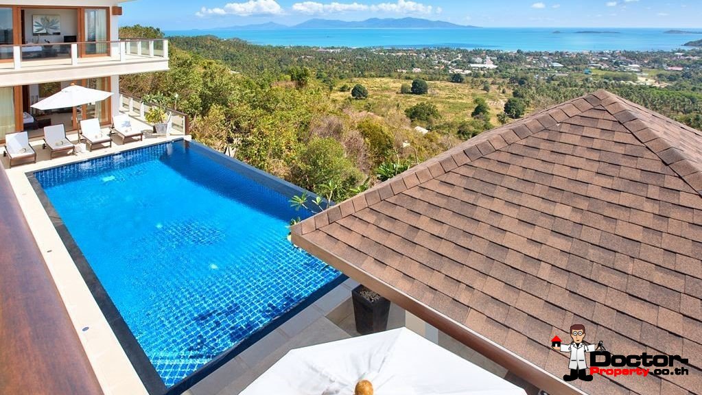 Fantastic 4 Bedroom Sea View Villa - Bophut - Koh Samui - for sale