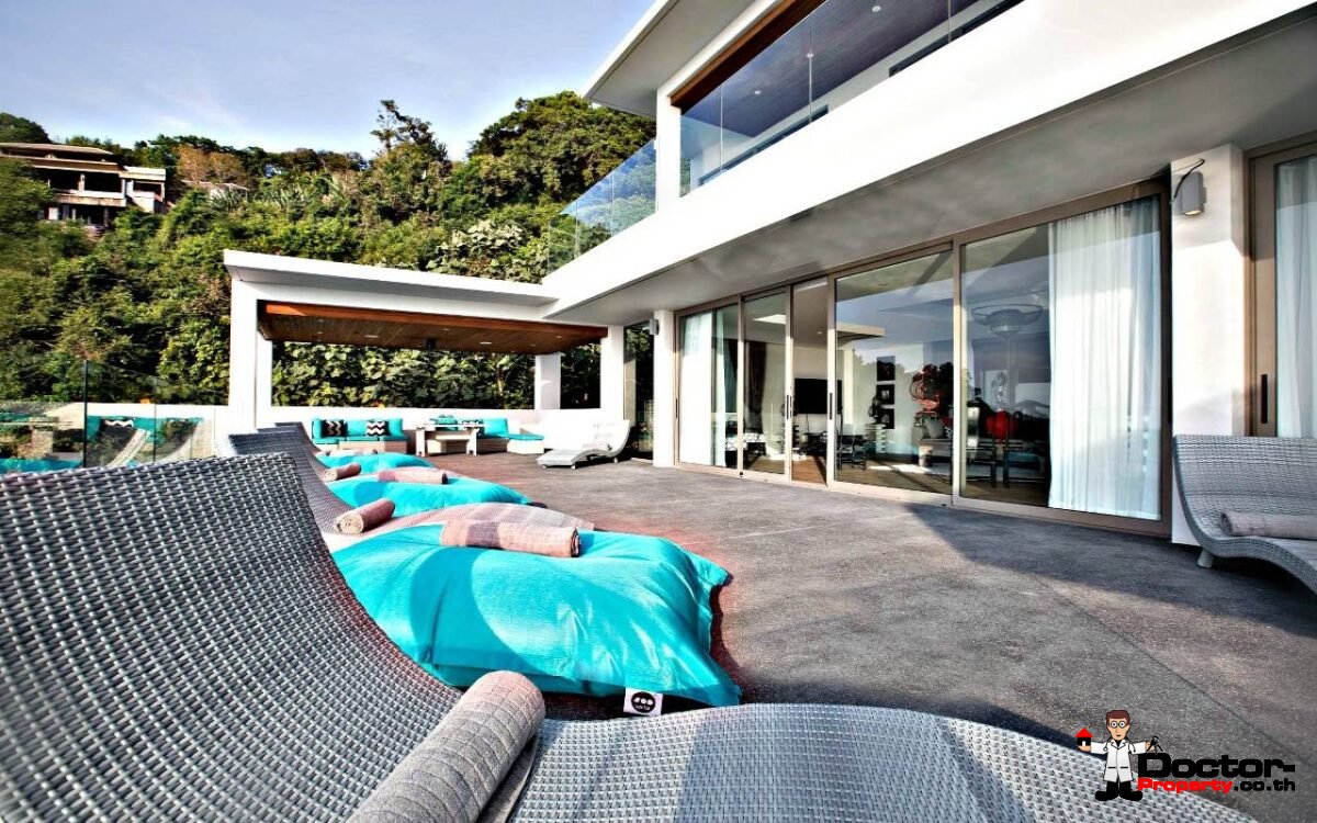 Fantastic Sea View Villa - 6 Bedroom - Cape Amarin Estate – Kamala Beach – Phuket West – For Sale