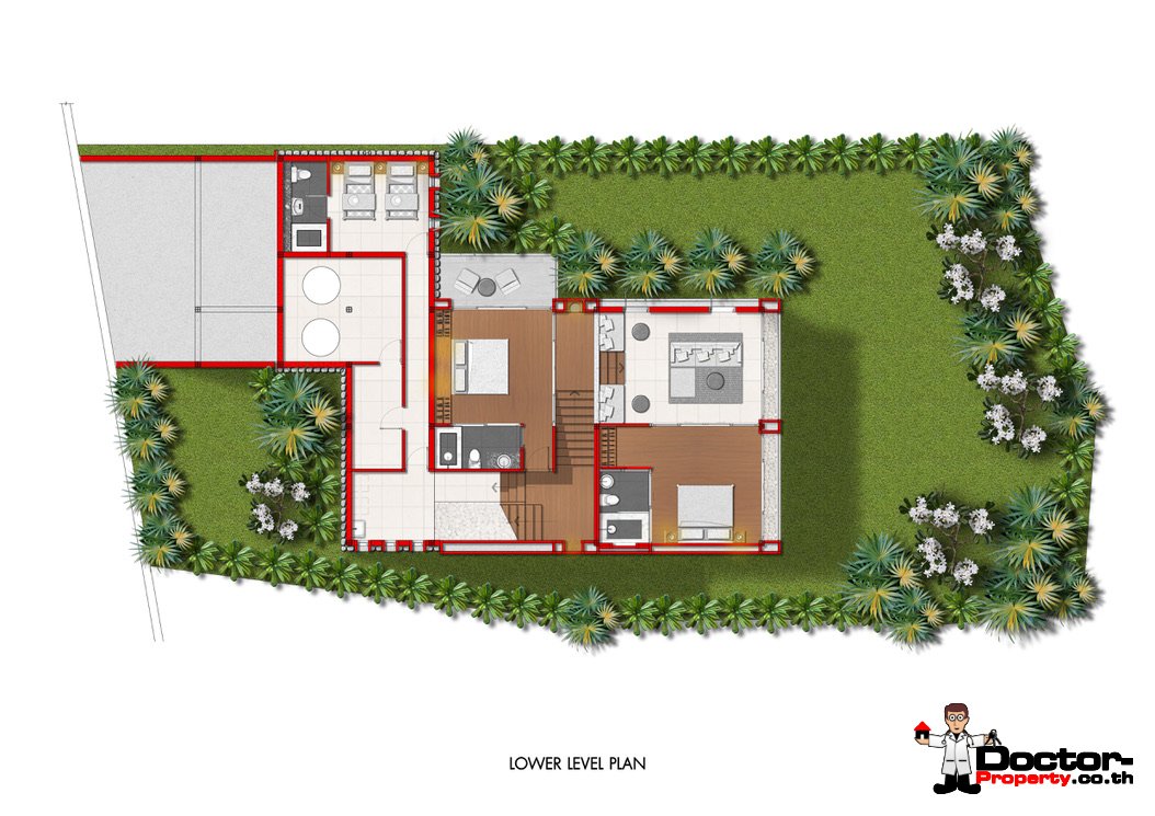 4 Bedroom Sea View Villa Malisa - Baan Thai Surin Hill - Surin Beach - Phuket West - for sale