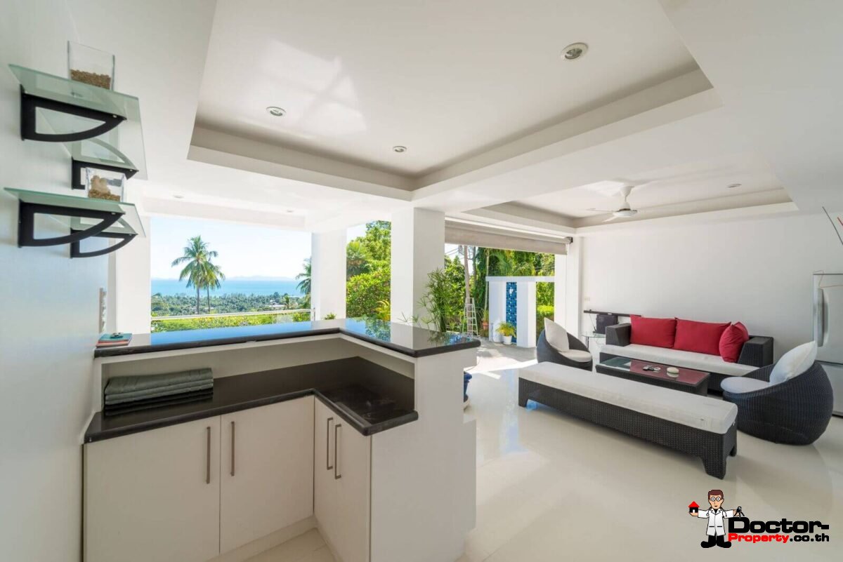 Luxury 4 Bedroom Sea View Villa - Nathon - Koh Samui - for sale