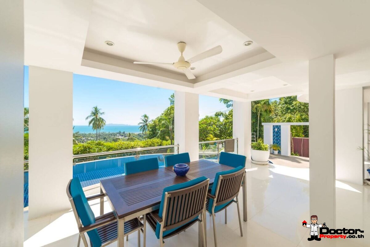 Luxury 4 Bedroom Sea View Villa - Nathon - Koh Samui - for sale