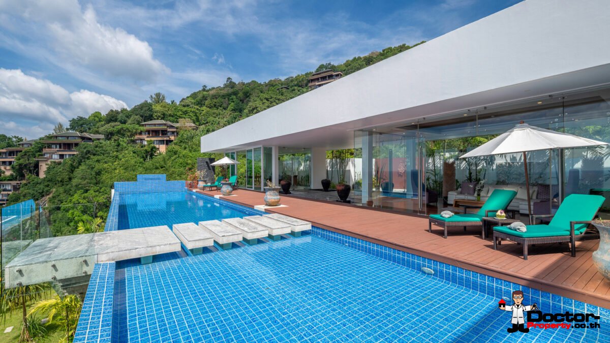 Luxury 4 Bedroom Sea View Villa Solaris - Kamala Headlands - Phuket West - for sale