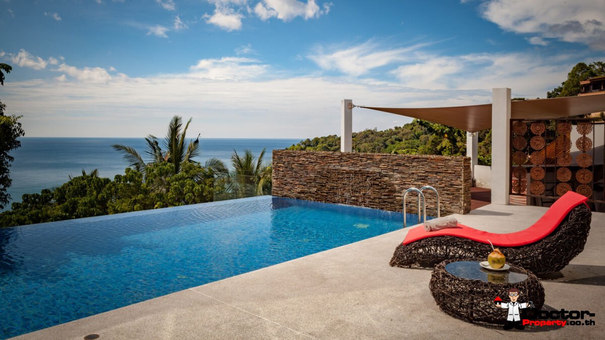 Luxury 4 Bedroom Sea View Villa Solaris - Kamala Headlands - Phuket West - for sale