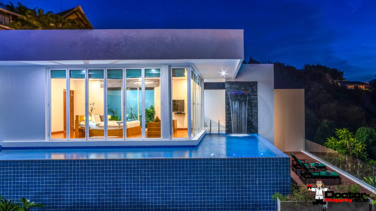 Luxury 4 Bedroom Sea View Villa Solaris - Kamala Headlands - Phuket West - for sale