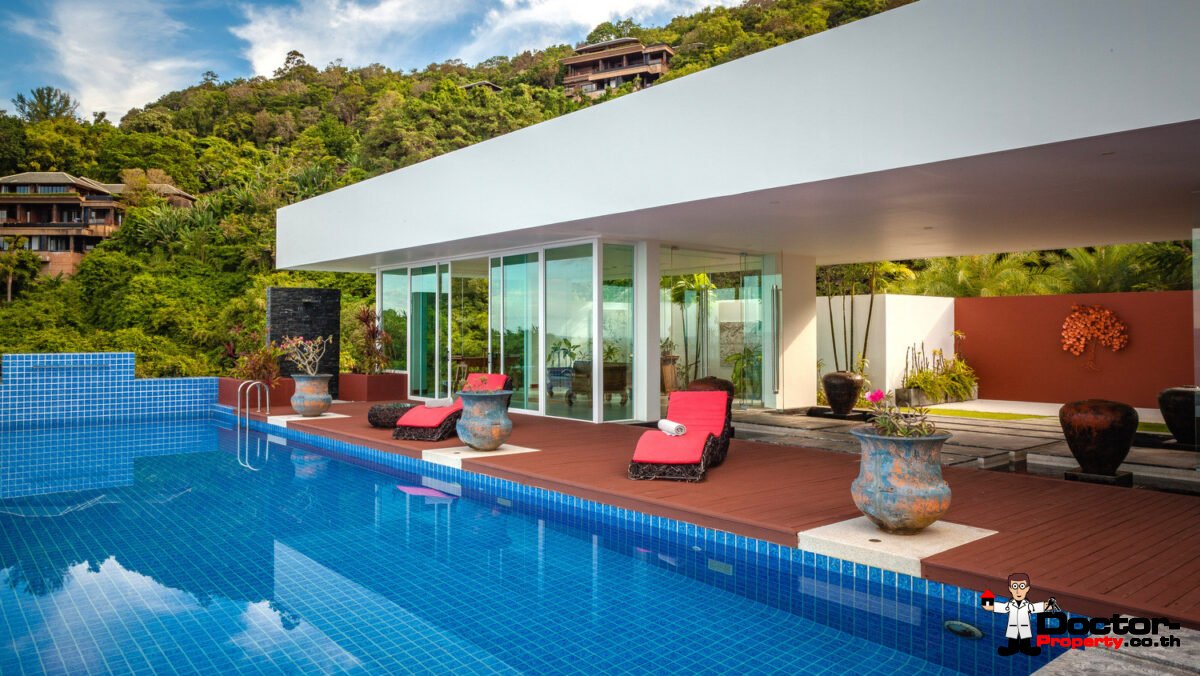 Luxury 4 Bedroom Sea View Villa Solaris - Kamala Headlands - Phuket West - for sale