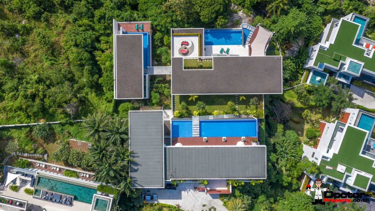 Luxury 4 Bedroom Sea View Villa Solaris - Kamala Headlands - Phuket West - for sale