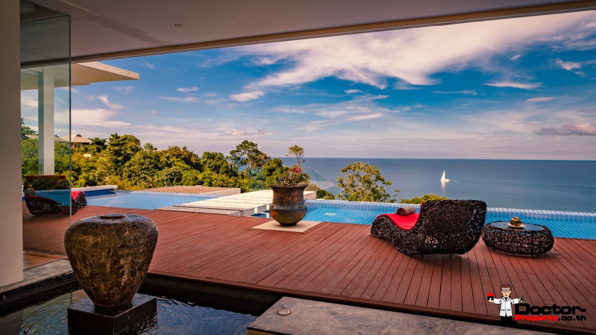 Luxury 4 Bedroom Sea View Villa Solaris - Kamala Headlands - Phuket West - for sale